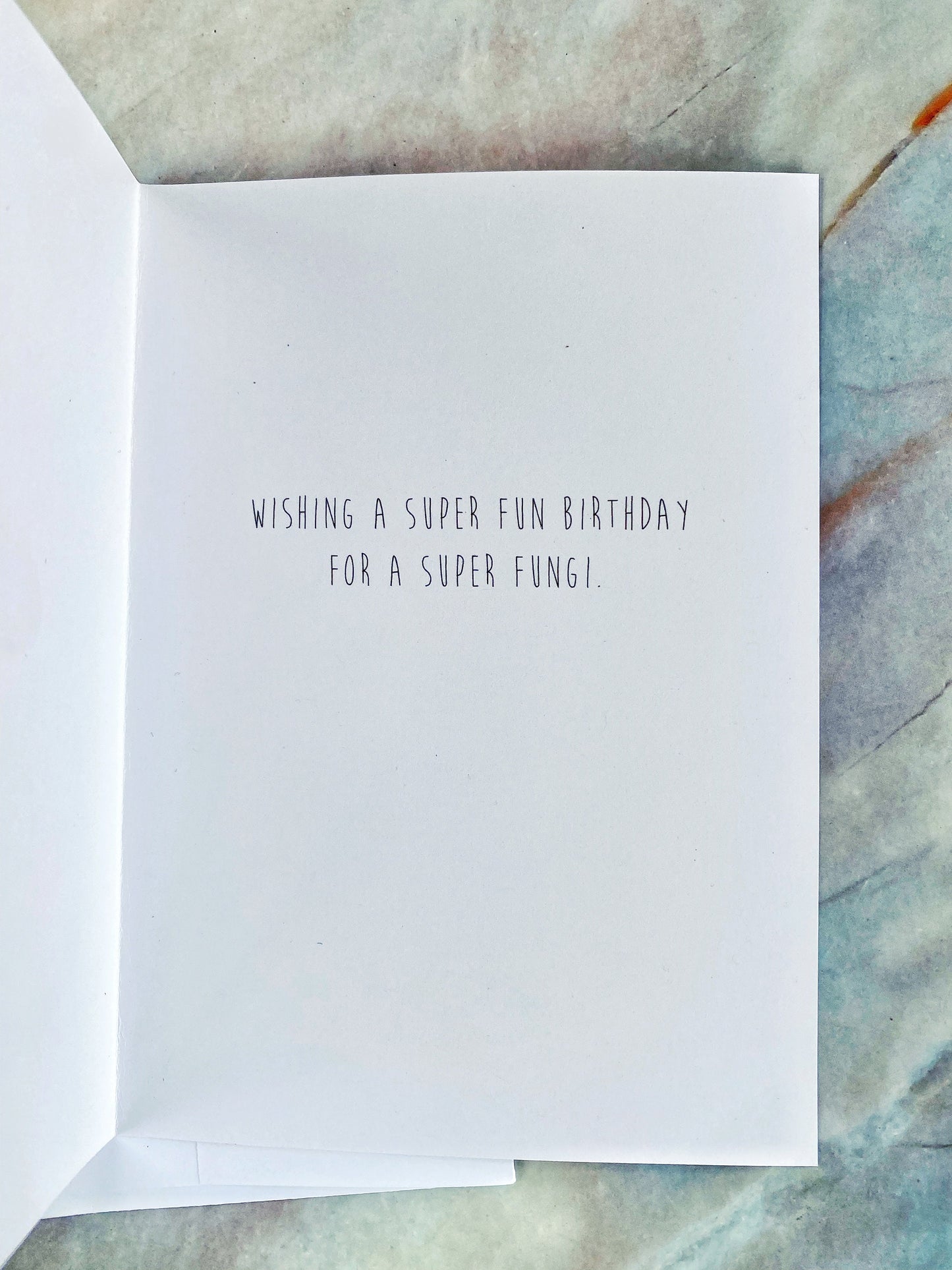 Mushroom Birthday Card “Fungi” ( Fun Guy ) Happy Birthday Card for him, Hippie Birthday Card, Funny Birthday Card, Pun Birthday Card