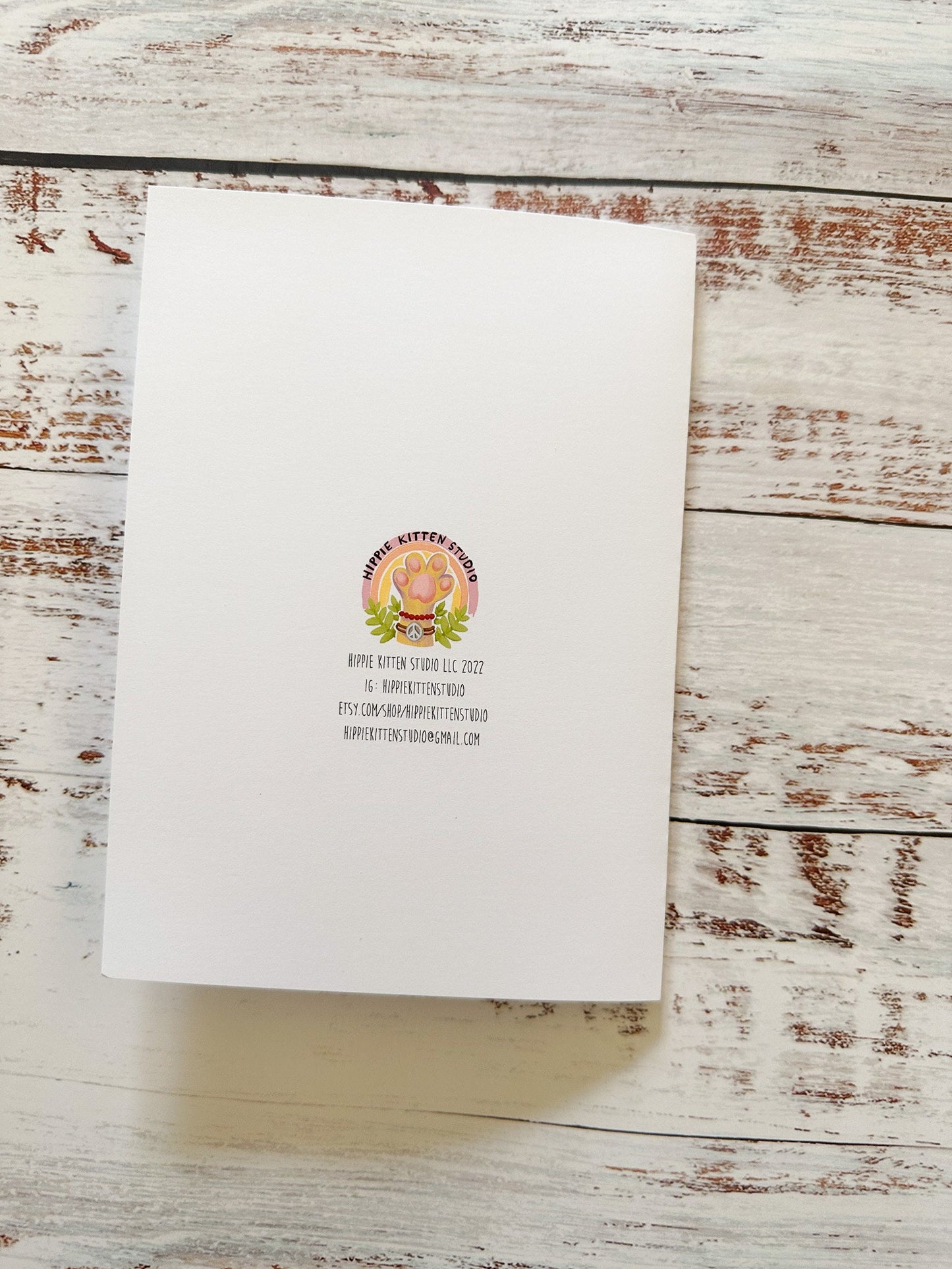 "Cozy Season's Greetings" Fall Themed Blank Greeting Card