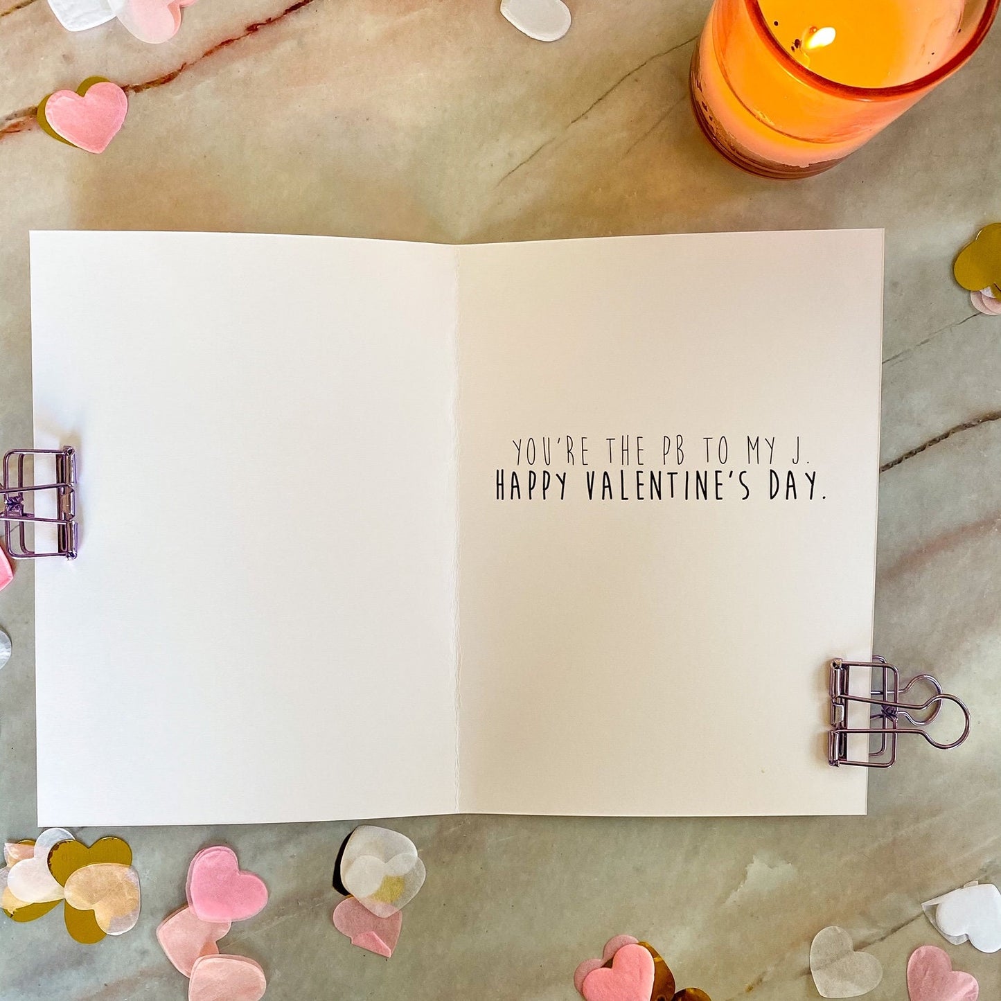 Cute Valentine's Day Card "Better Together" like Peanut Butter and Jelly - Great for spouse, best friends, LGBTQ+