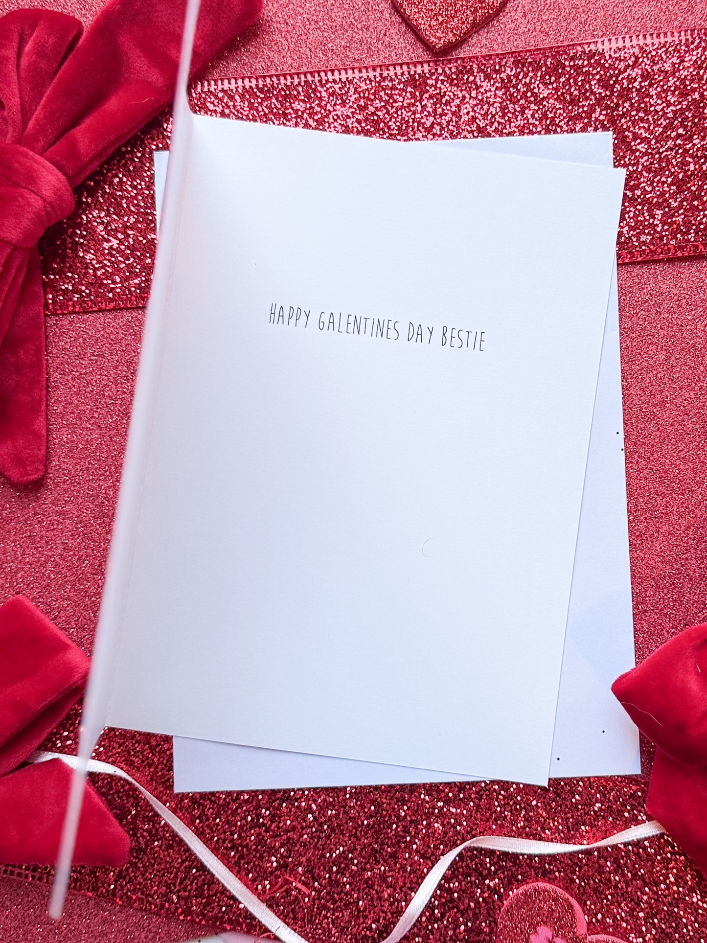 Galentines Day card - Valentines Day card for best friend "Thank you for being my ride or die"