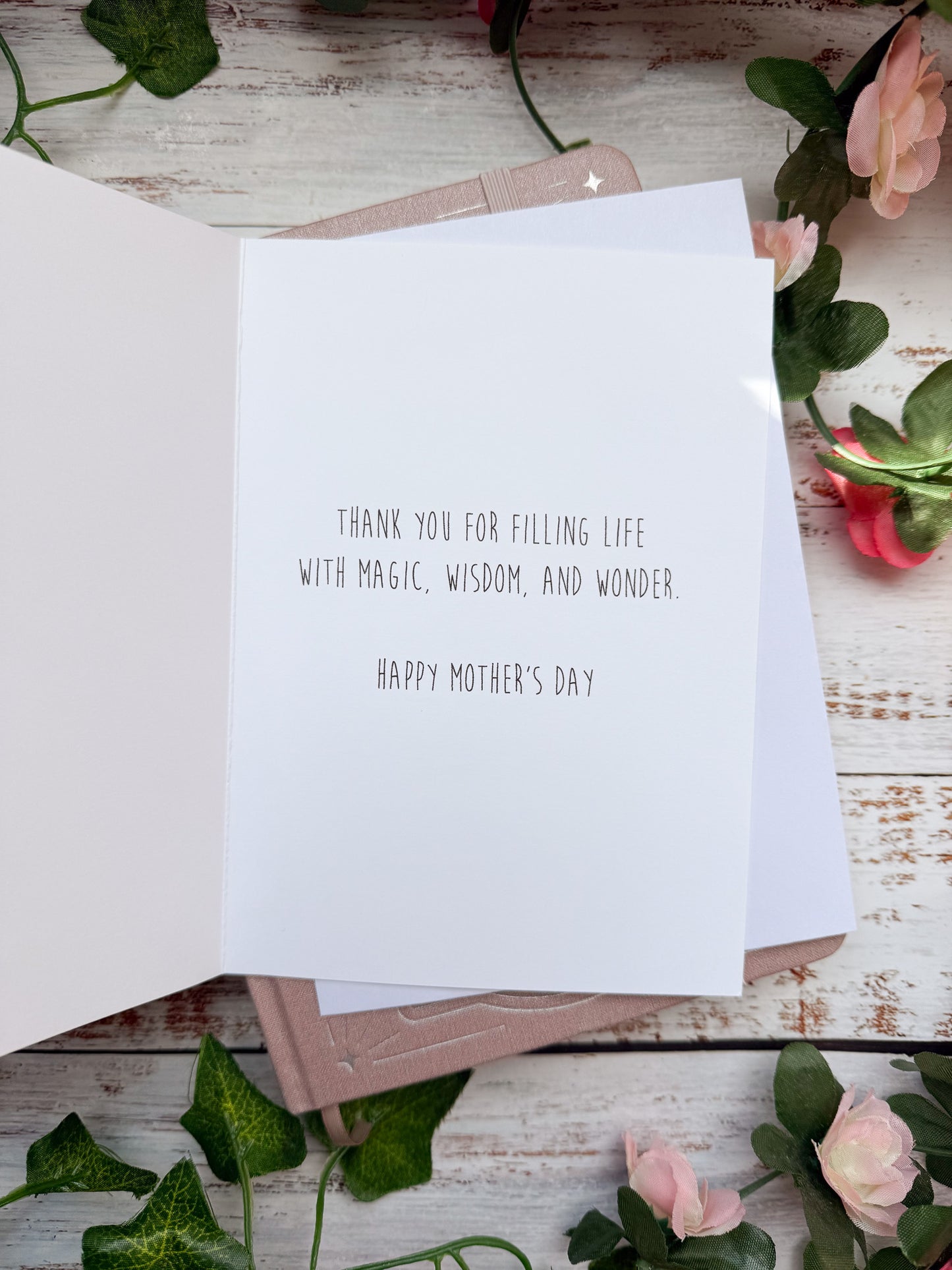 Books Mother's Day card, Happy Mother's Day card for Bookish Book Lover Fantasy or Romance Lover
