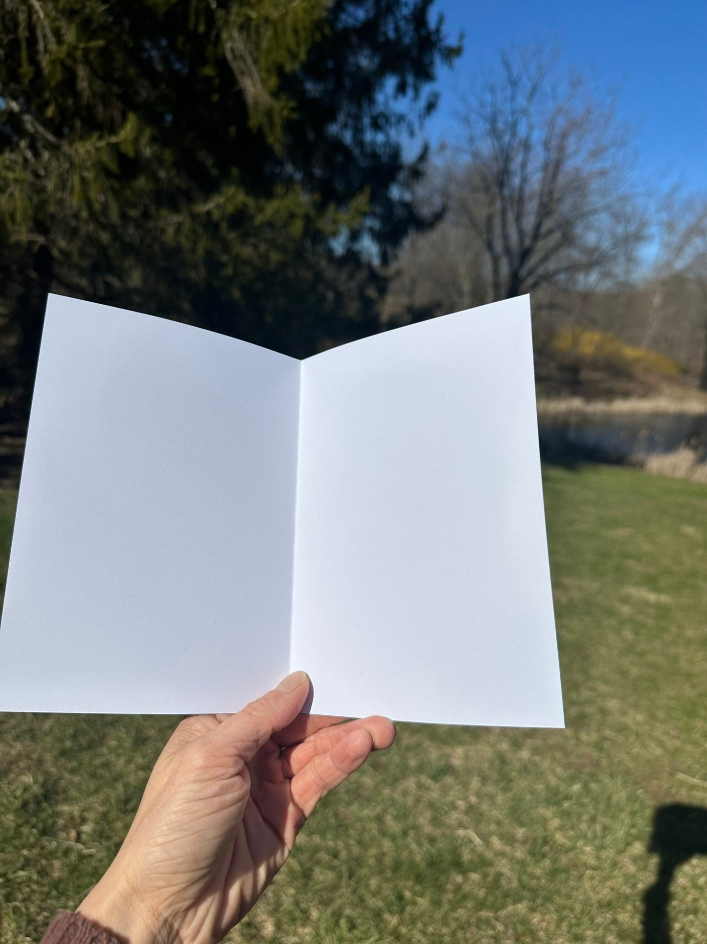 Boho sun blank greeting card / notecard “Everything is Always Working Out For Me” encouragement, thinking of you, congratulations card